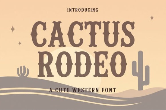 Cactus Rodeo Font